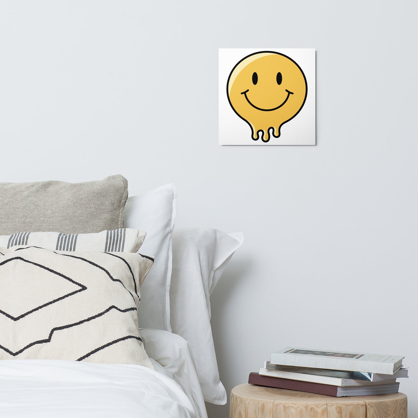 Bold Smiley Metal Print