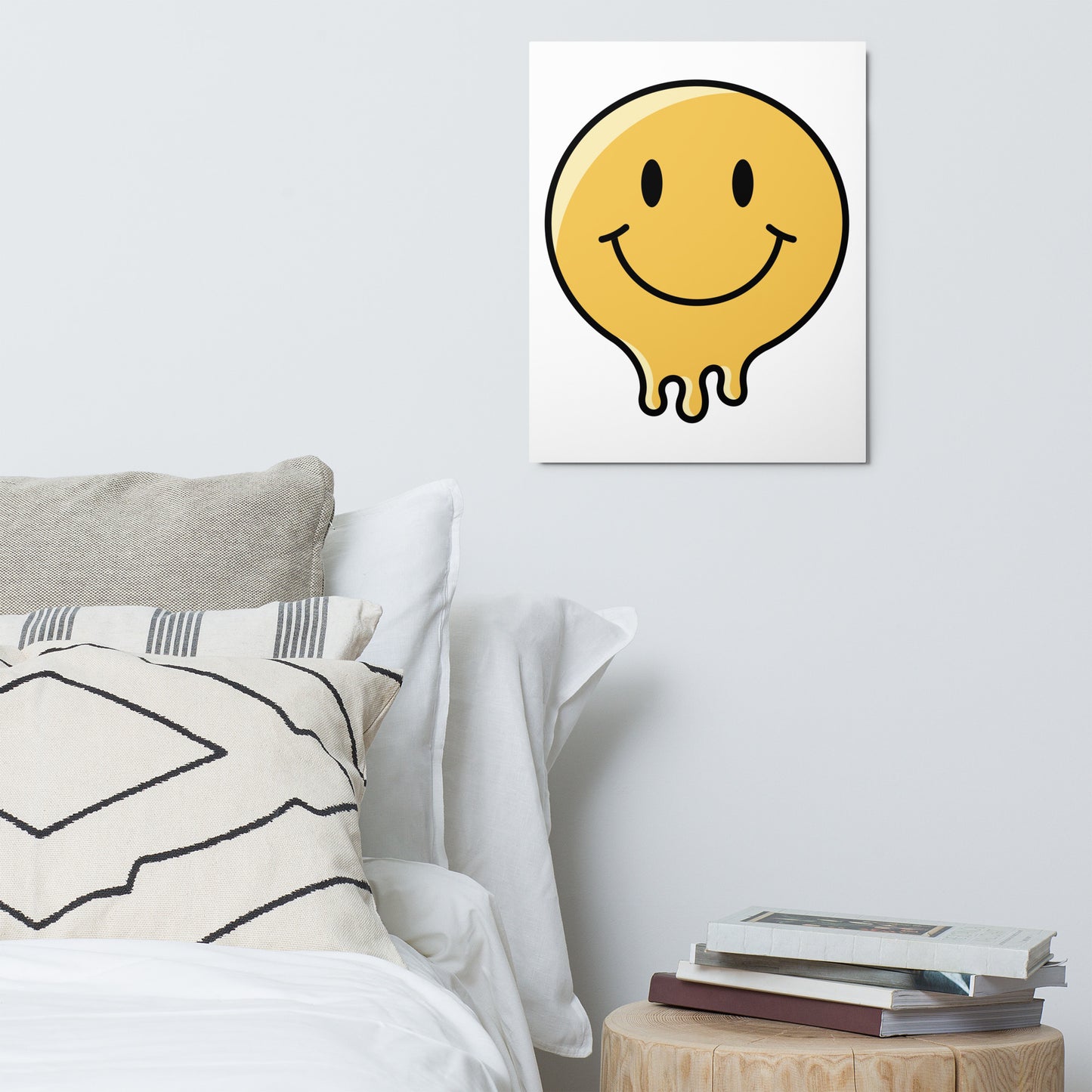 Bold Smiley Metal Print